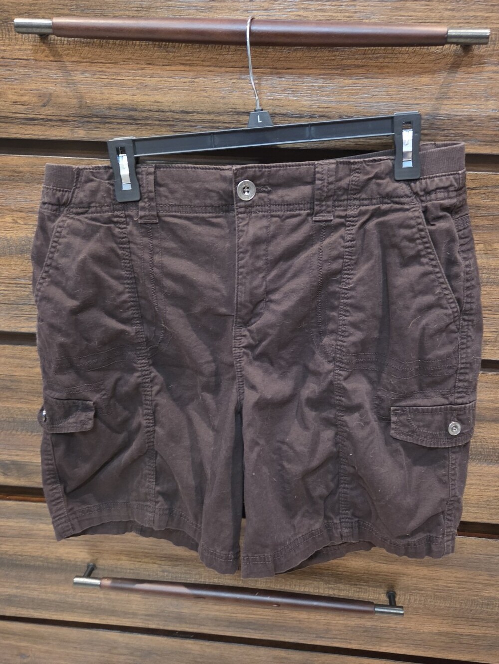 Style & Co. Women's Brown Shorts Comfort Waist 14